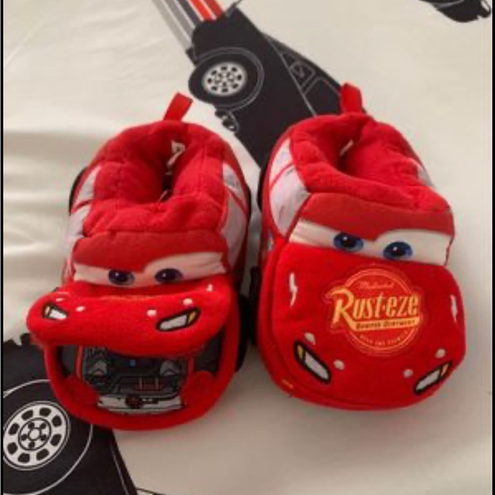 Lightning McQueen toddler slippers